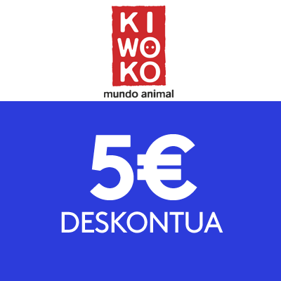 5€-ko deskontua Kiwoko-n