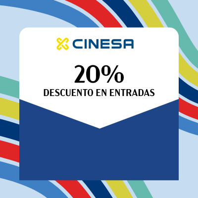 20% en entradas de cine