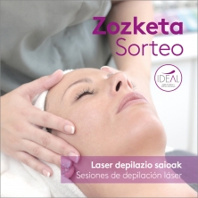 CENTROS IDEAL URBILEN LASER-DEPILAZIOA EGITEKO SAIOEN IRABAZLEA 