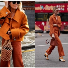 Look naranja mujer invierno