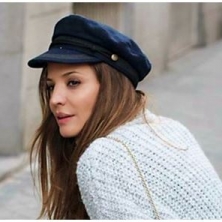 Gorra marinera color azul marino