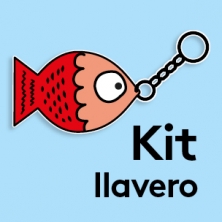 KIT DE MANUALIDADES PARA PARA HACER EL LLAVERO-PEZ