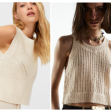 Camisetas crochet para mujer