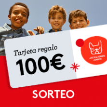 Sorteo de una tarjeta regalo de 100€ en Jack&Jones Junior Urbil