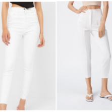 ¿CÓMO COMBINAR PANTALONES BLANCOS? 