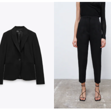 Traje de pantalón y chaqueta para mujer