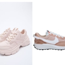 Zapatillas rosas para mujer