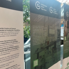 Minbiziaren aurka Gipuzkoan elkartearen “50 urtez minbiziaren historia aldatuz, minbizia ikertuz” erakusketa