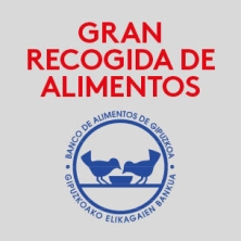 Recogida de alimentos junto a Banco de Alimentos de Gipuzkoa
