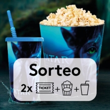 SORTEO PACK AVATAR: GANA 2 CUBOS METÁLICOS DE PALOMITAS Y 2 VASOS DE AVATAR Y 2 ENTRADAS DE CINE