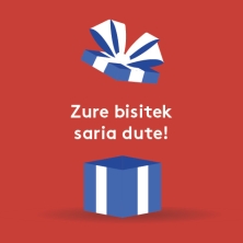 Egin check-in zure bisitan, eta sartu Eroski-ren 50€-ko 10 txartelen zozketan!