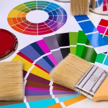 Combinaciones de colores en decoración