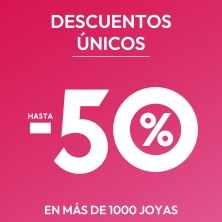 Descuentos únicos del -35% y -50%