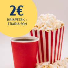 Krispetak + edaria 2€-ren truke App-arekin