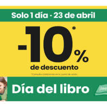 10% de descuento el Día del Libro
