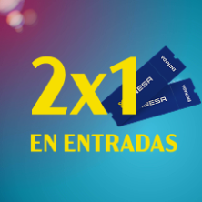 2x1 en entradas de cine